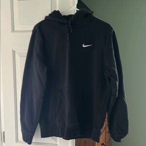 Nike Black Hoodie with White Logo
